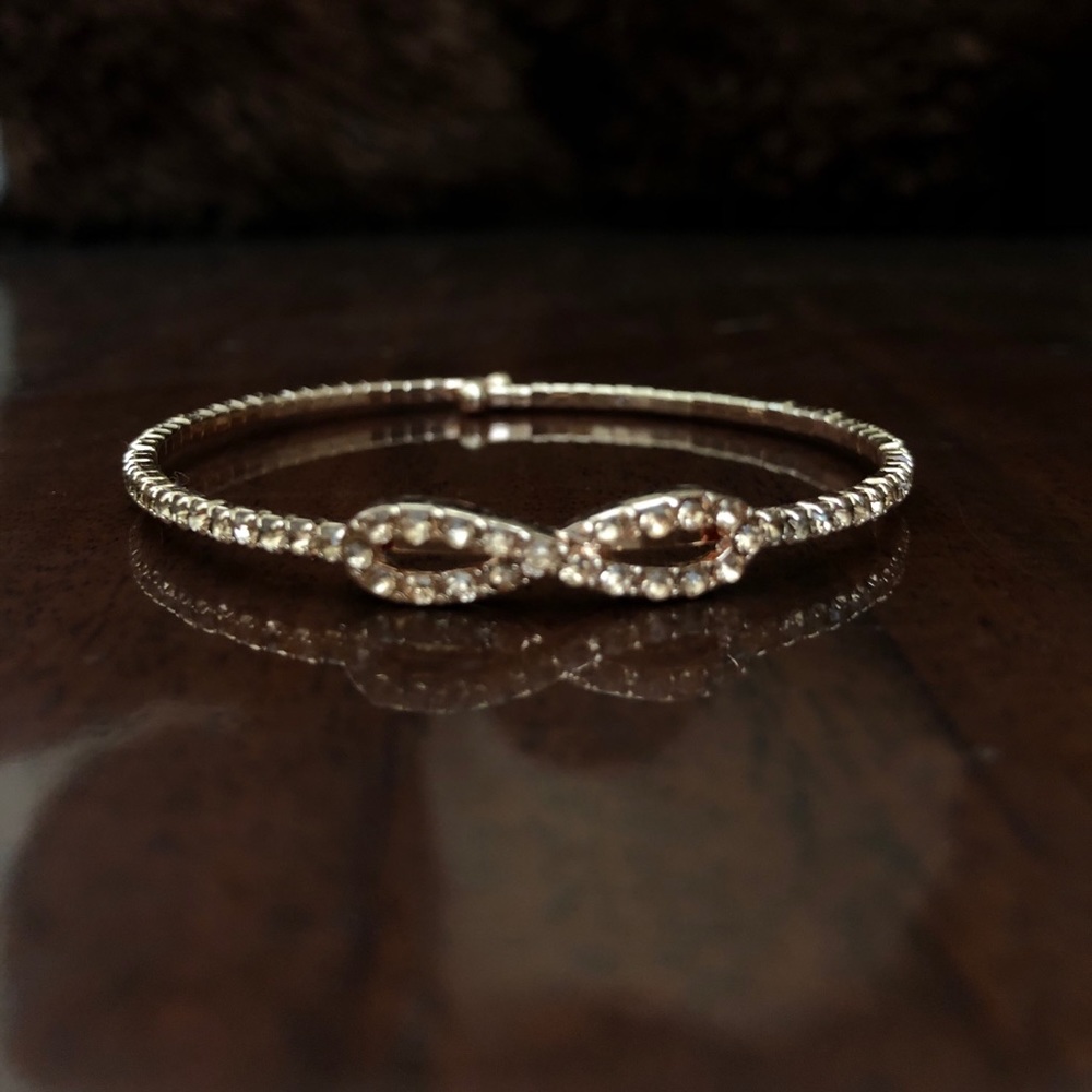 bejeweled infinity bracelet